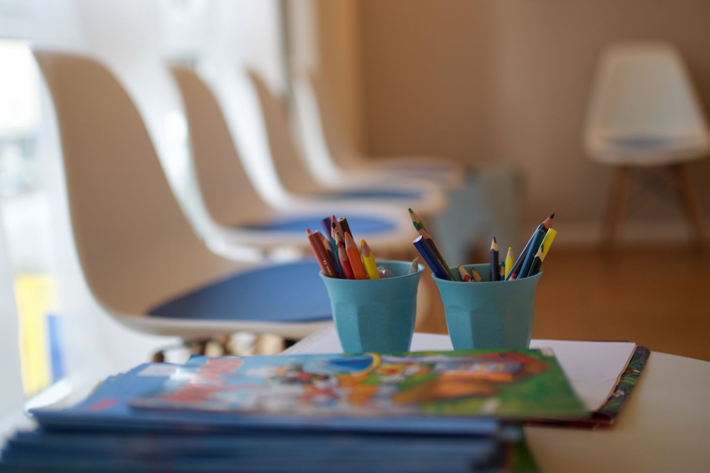 Wartezimmer für Kinder Kieferorthopäde KFO am Grindel